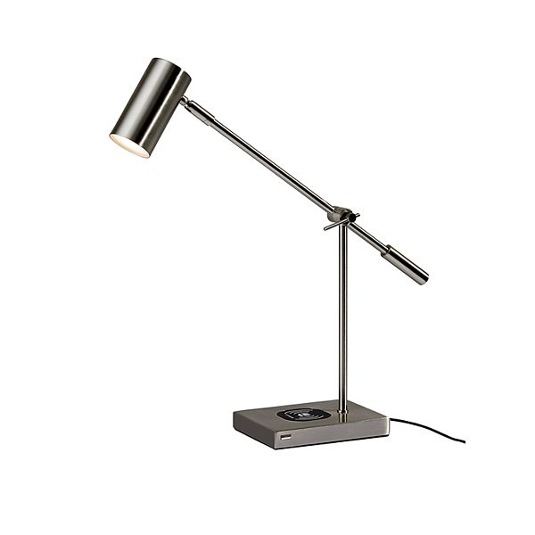 Adesso Collette Wireless Charging LED Desk Lamp Adesso