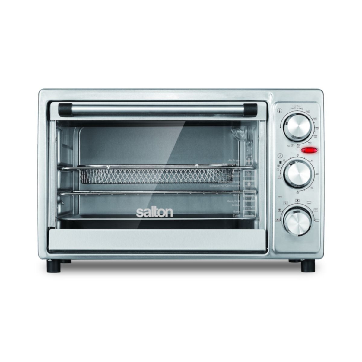 Salton Stainless Steel Air Fryer Toaster Oven Salton