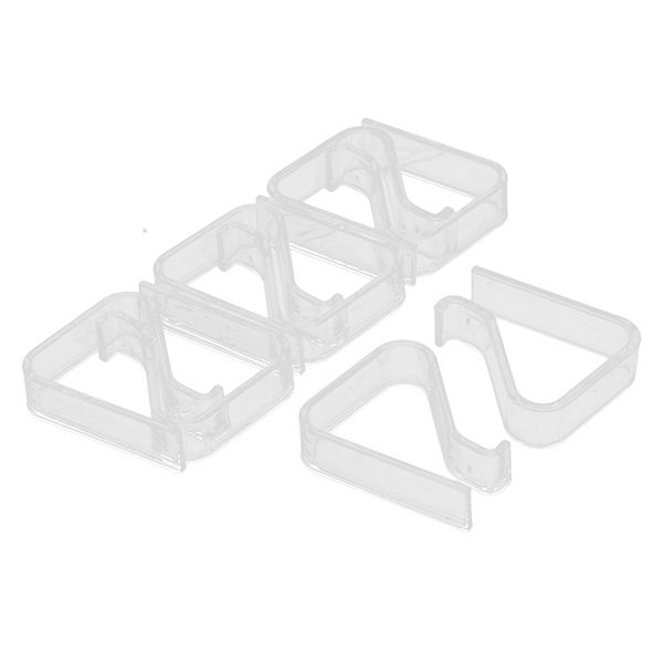 Table Plastic Tablecloth Covver Runner Clip Clamp Holder 0.7&#34;-1.4&#34; Thickness 8 Pcs Unique Bargains