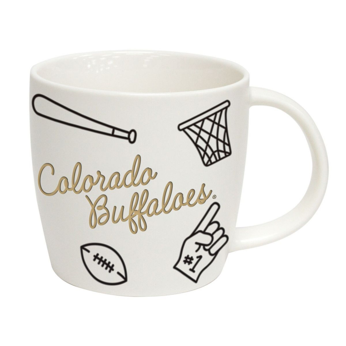 Colorado Buffaloes 18oz. Playmaker Mug Logo Brand