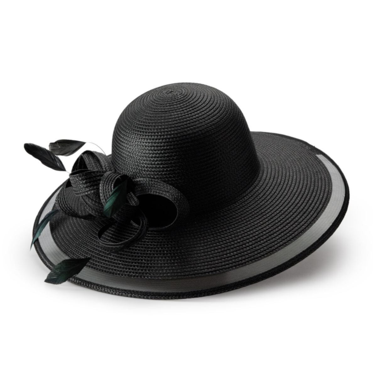 Кепка Bellisima Bellisima Braided Sheer Ruffle Brim Hat Bellisima