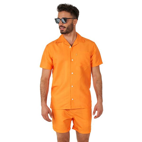 Детский Комплект OppoSuits The Orange: Рубашка с Коротким Рукавом и Шорты OppoSuits