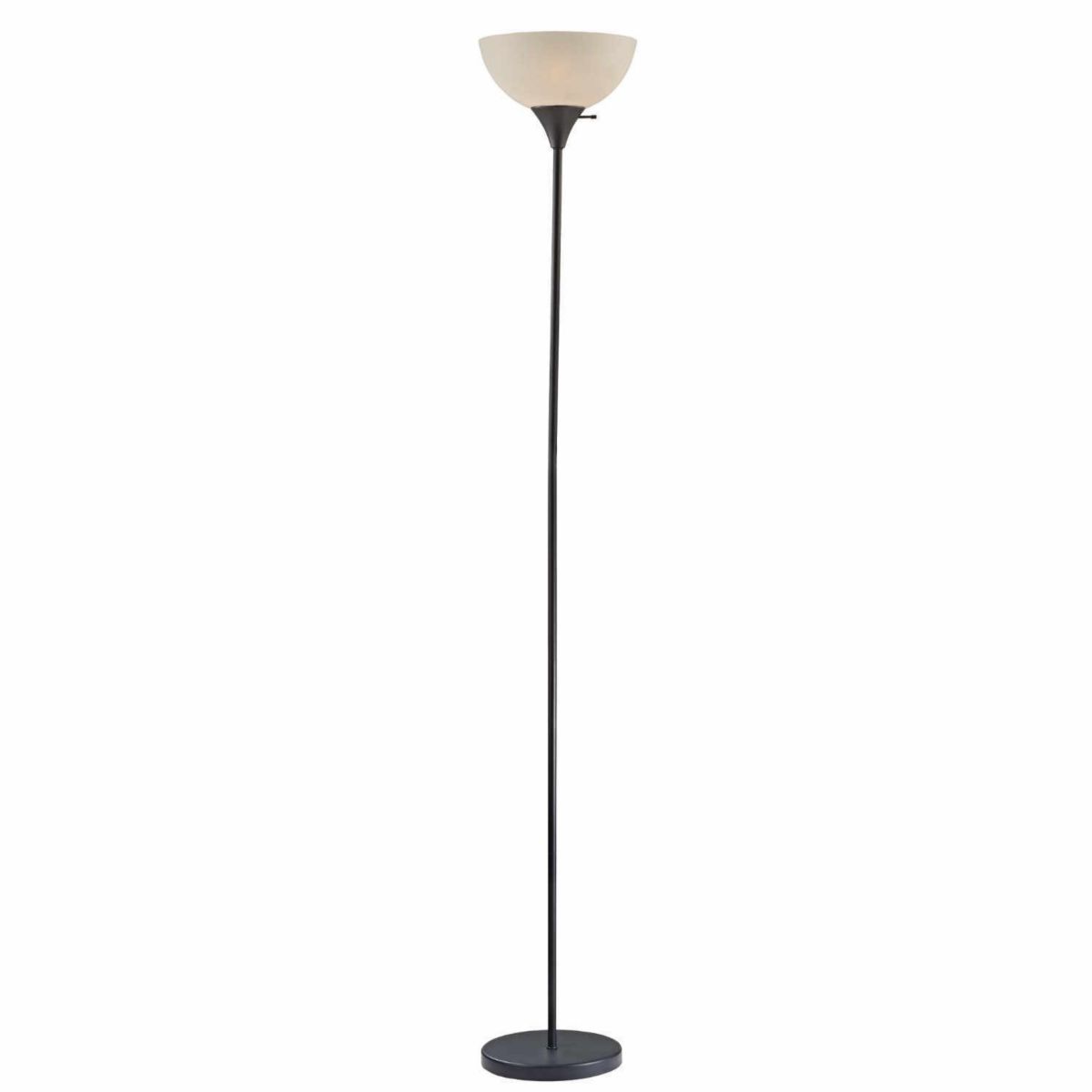 Floor Lamp By Lightaccents Standing Pole Light with White Lamp Shade LIGHTACCENTS