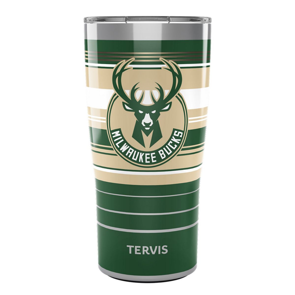 Tervis Milwaukee Bucks 20oz. Hype Stripes Stainless Steel Tumbler Tervis