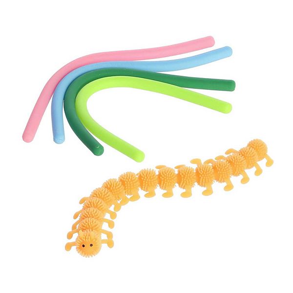 Aurora Toys Small Multicolor Stretchy Caterpillar Engaging Toy Aurora