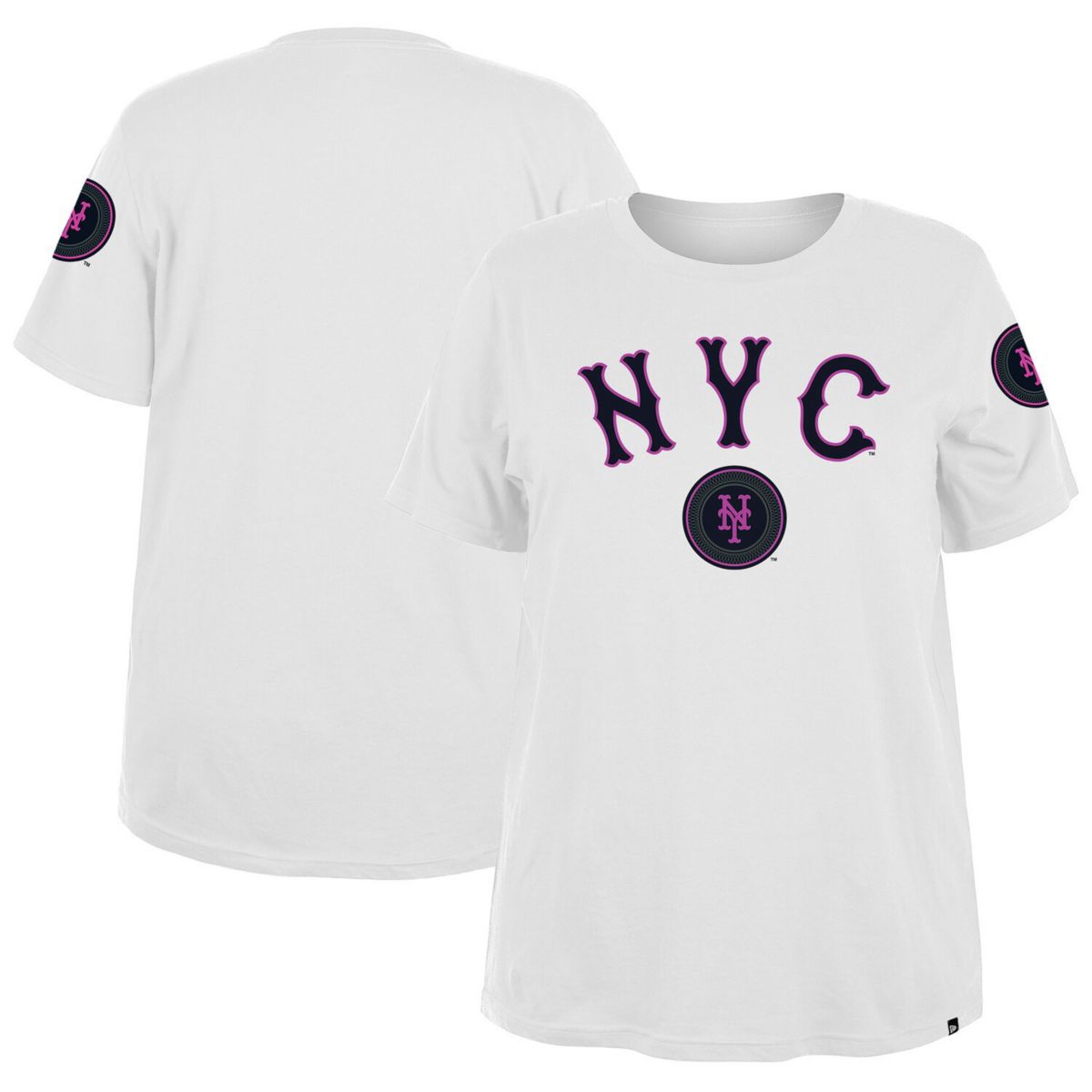 Женская Футболка New Era New York Mets 2024 City Connect Plus Size New Era