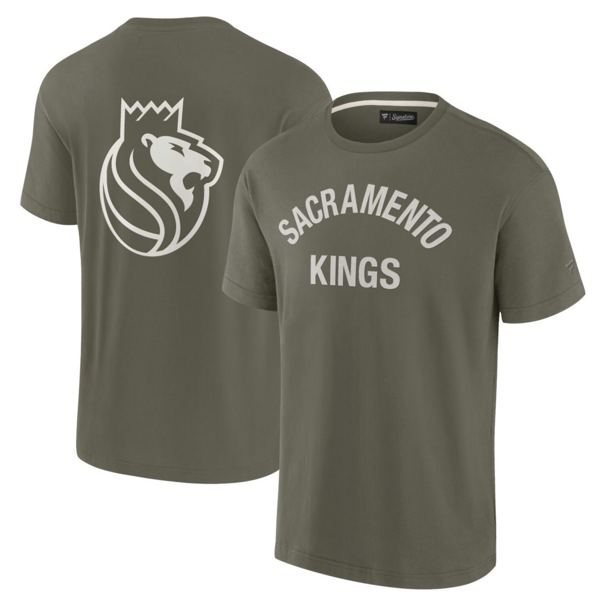 Unisex Fanatics Signature Olive Sacramento Kings Elements Super Soft Short Sleeve T-Shirt Fanatics Signature