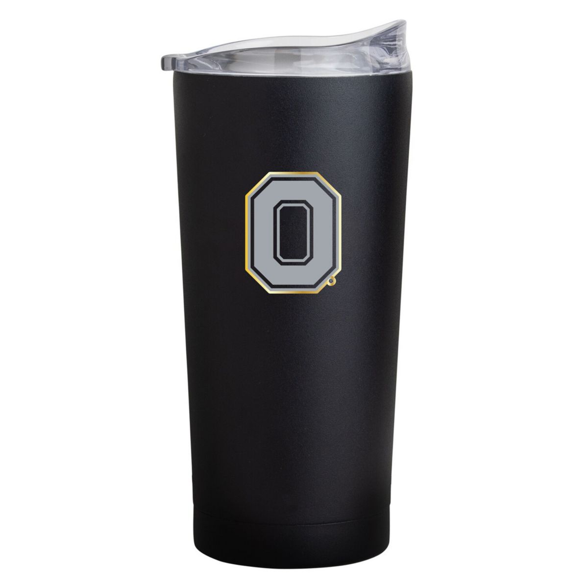 Ohio State Buckeyes Black Foil 20oz. Powder Coat Tumbler Logo Brand