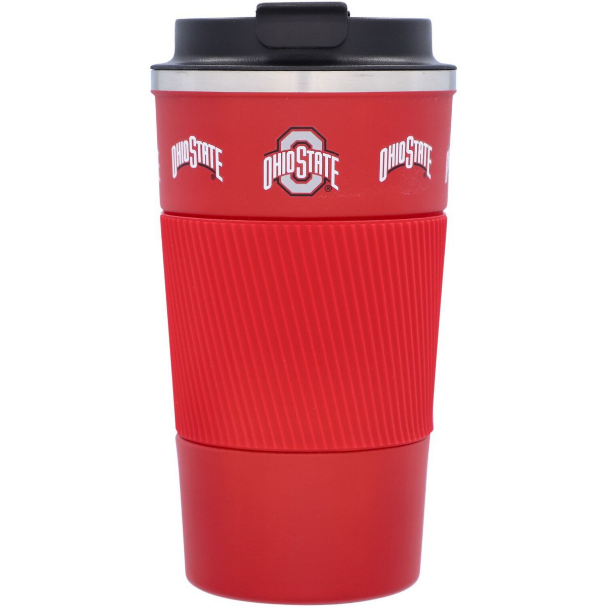 Ohio State Buckeyes 18oz Coffee Tumbler with Silicone Grip Unbranded