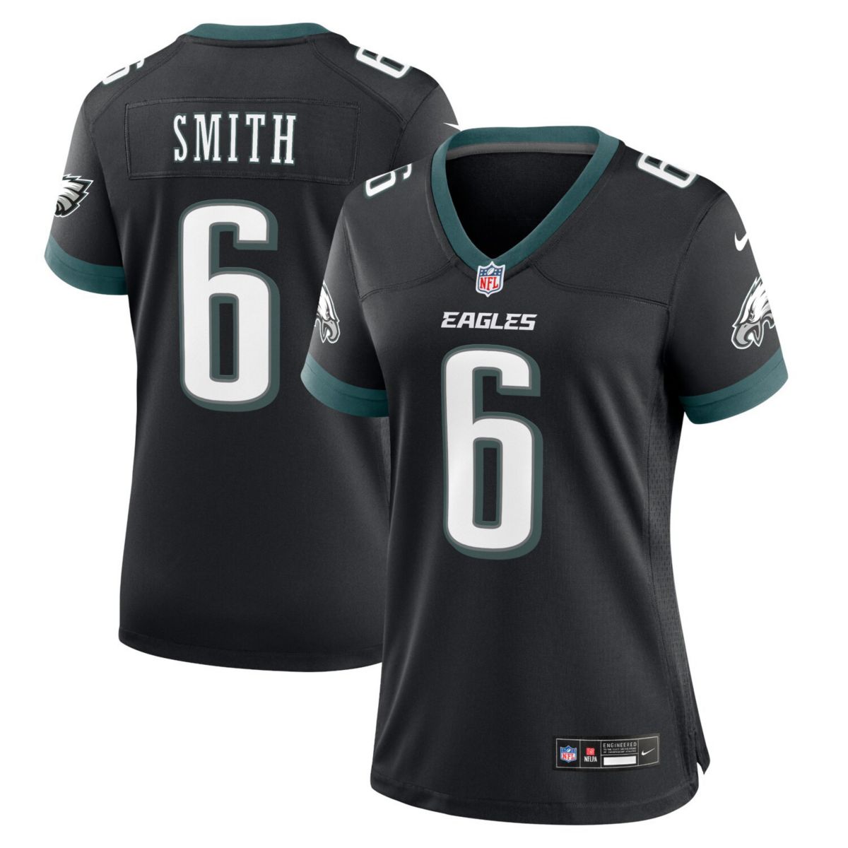 Women's Nike DeVonta Smith Black Philadelphia Eagles Alternate Game Jersey Nitro USA