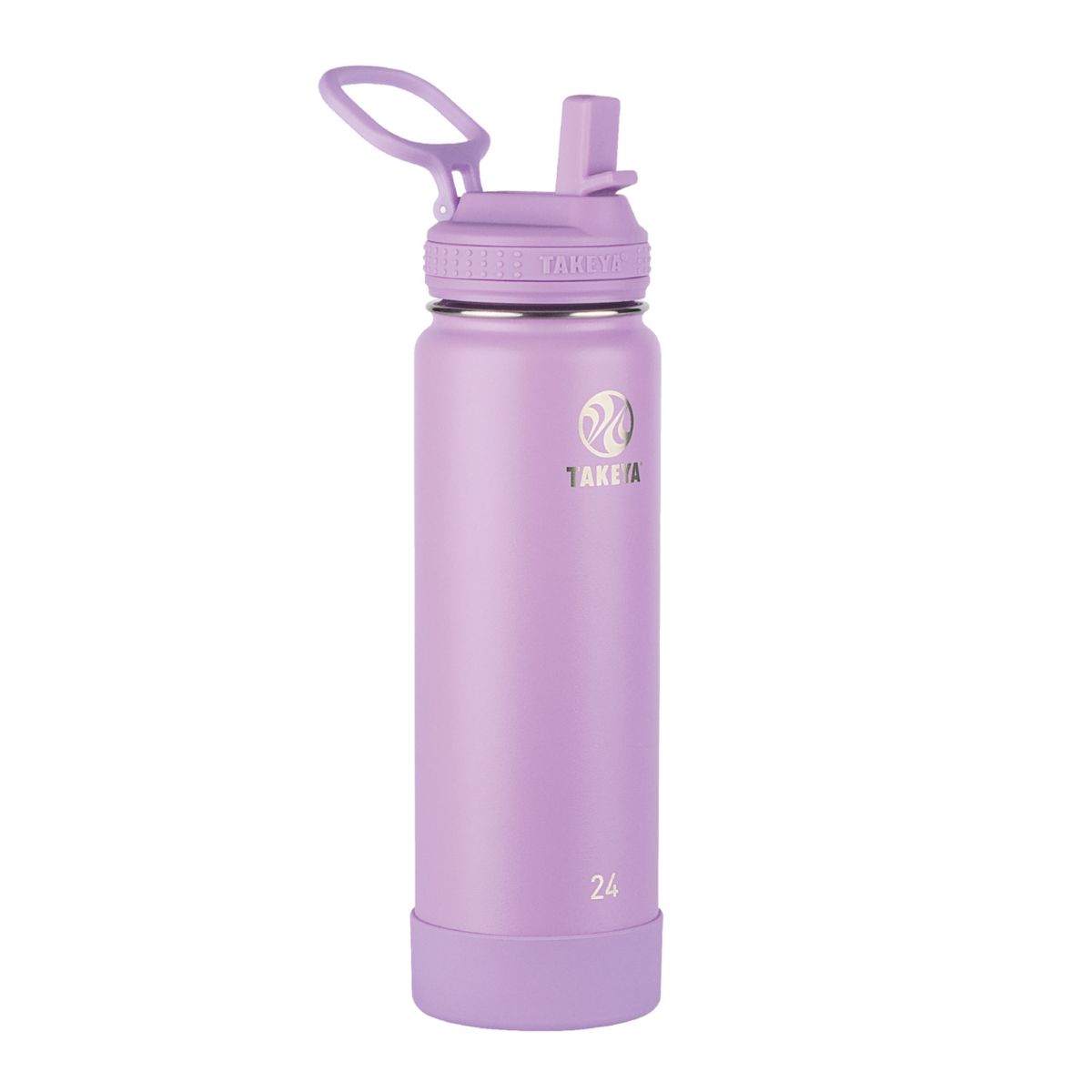 Takeya Actives 24-oz. Lilac Straw Water Bottle Takeya