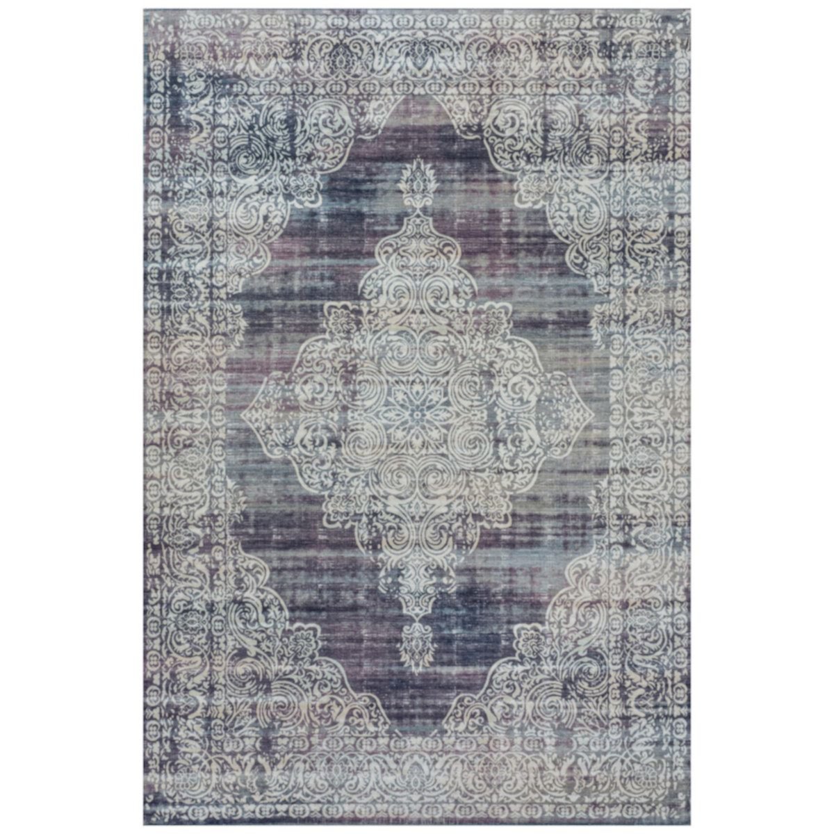 Regis Bohemian Medallion Machine-washable Area Rug Jonathan Y Designs