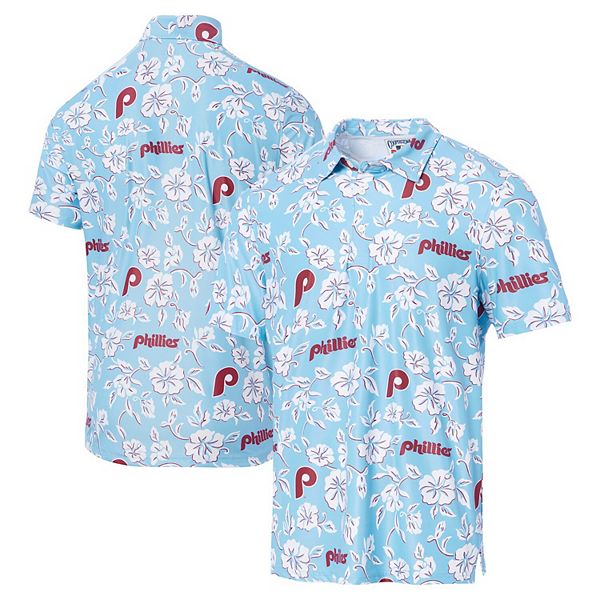 Мужская Футболка Reyn Spooner Cooperstown Collection Светло-голубая Philadelphia Phillies Reyn Spooner