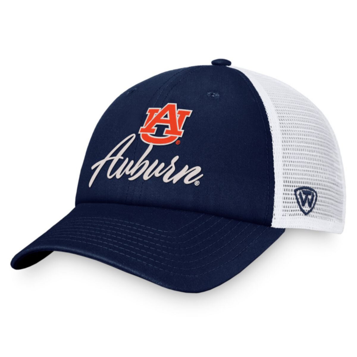 Женская регулируемая бейсболка Charm Trucker Auburn Tigers, свободная посадка, 100% хлопок Top of the World