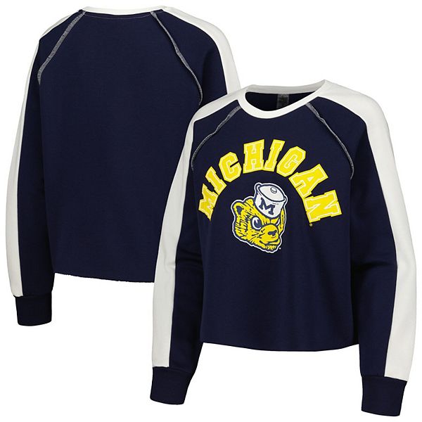 Женское трикотажное худи Gameday Couture с коротким рукавом Michigan Wolverines, 60% хлопка Gameday Couture