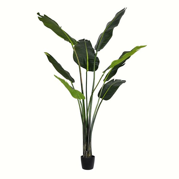 Vickerman 5' Artificial Potted Travellers Palm Tree Vickerman