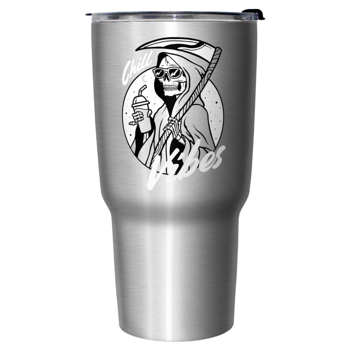 Grim Reaper &#34;Chill Vibes&#34; 27-oz. Stainless Steel Insulated Travel Tumbler Unbranded