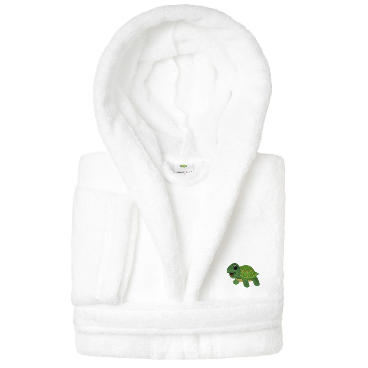 Linum Home Textiles Kids Super Plush Turtle Hooded Bathrobe Linum Home