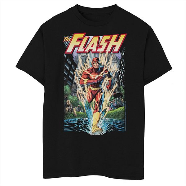 Трикотажная футболка с коротким рукавом для мальчиков DC Comics The Flash, 8-20 лет DC Comics