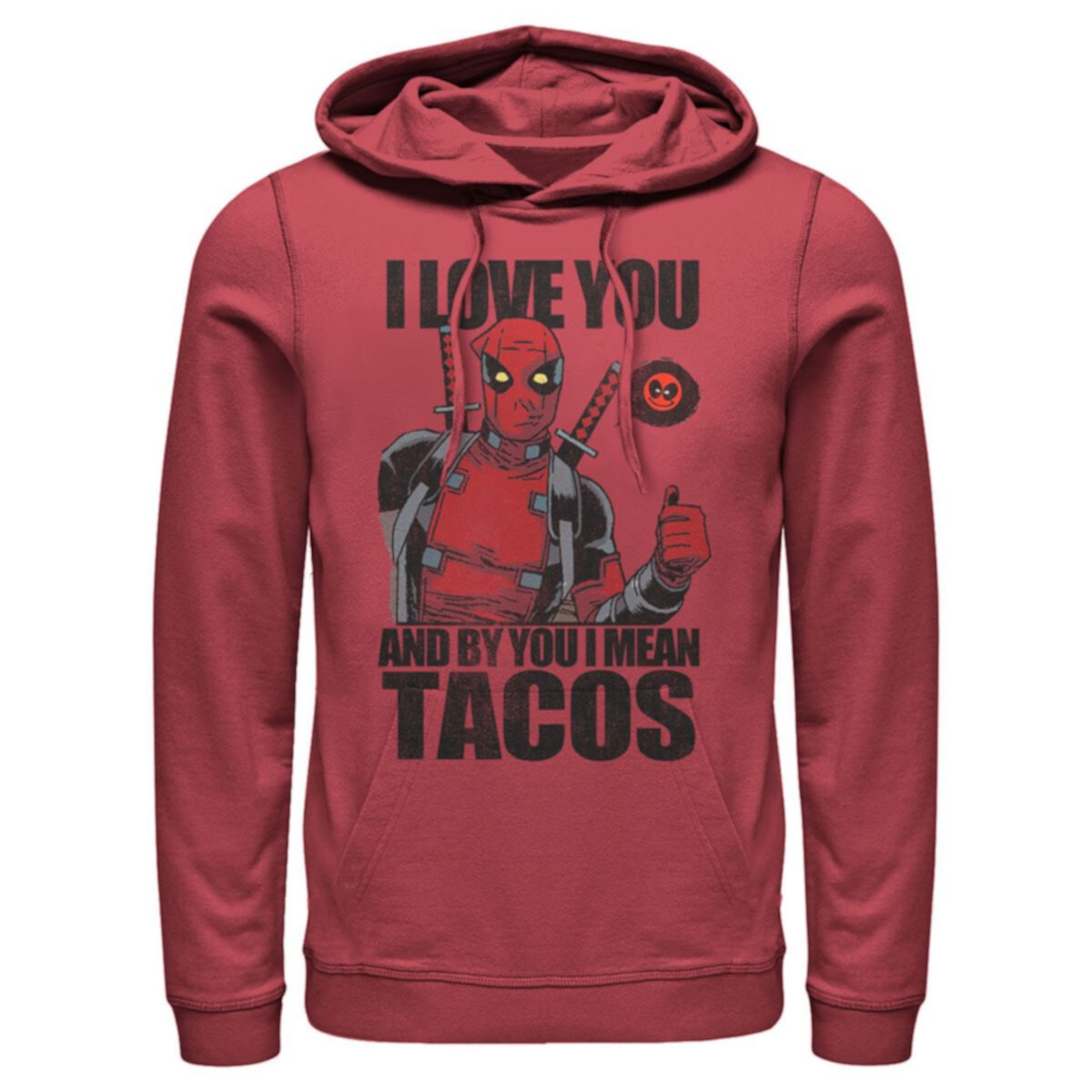 Marvel's Deadpool I Love You And By You I Mean Tacos Men's Graphic Hoodie Marvel