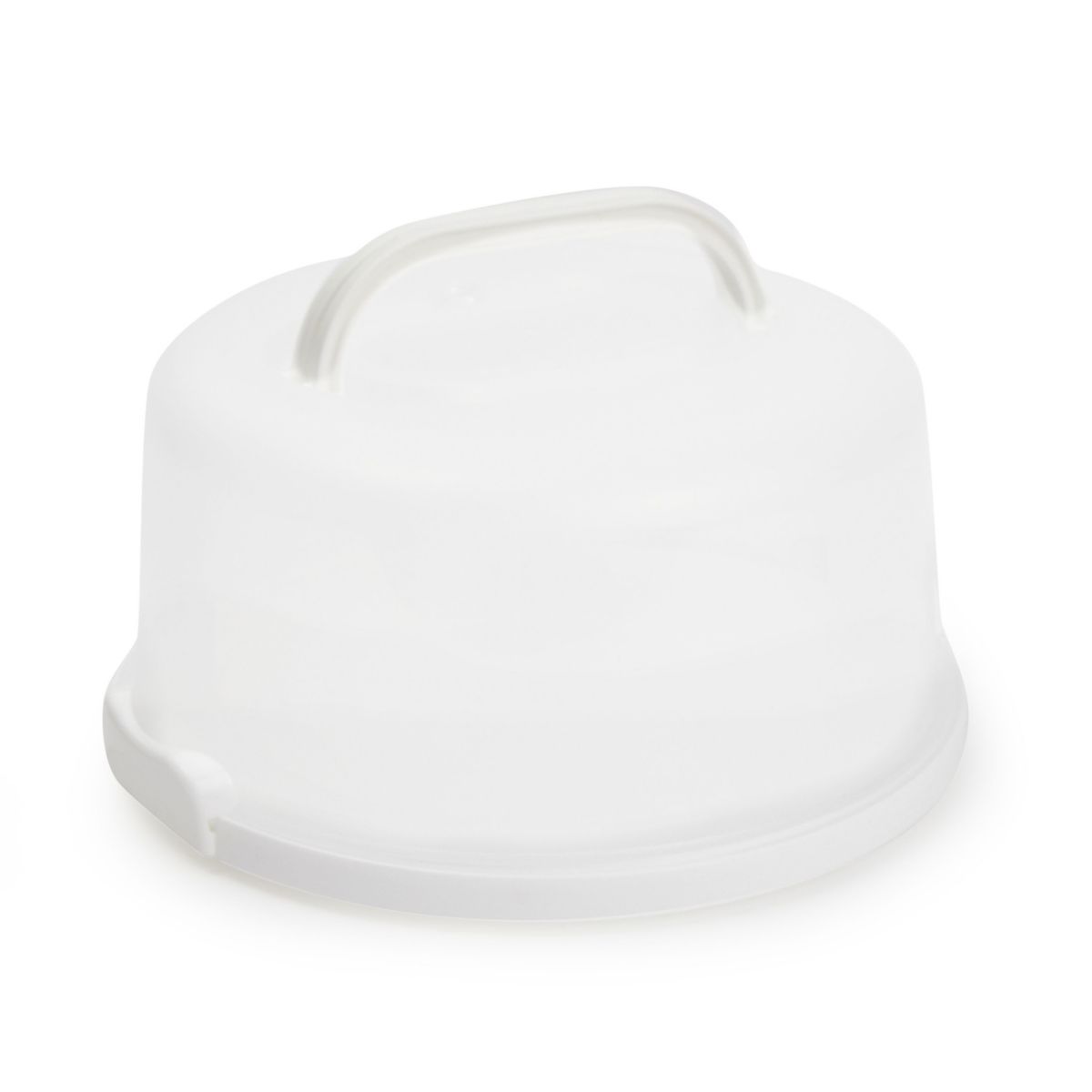 Round Cake Carrier with Lid and Handle for 10-Inch Desserts (12 x 5.9 In) Juvale