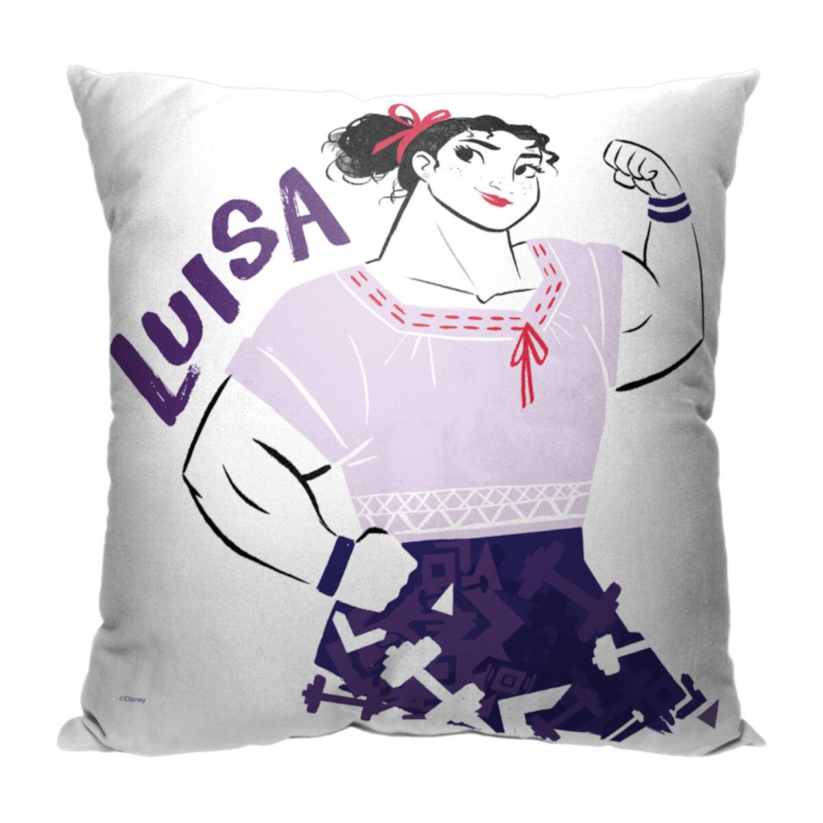 Disney's Encanto Luisa Beauty and Brawn Decorative Pillow Licensed Character