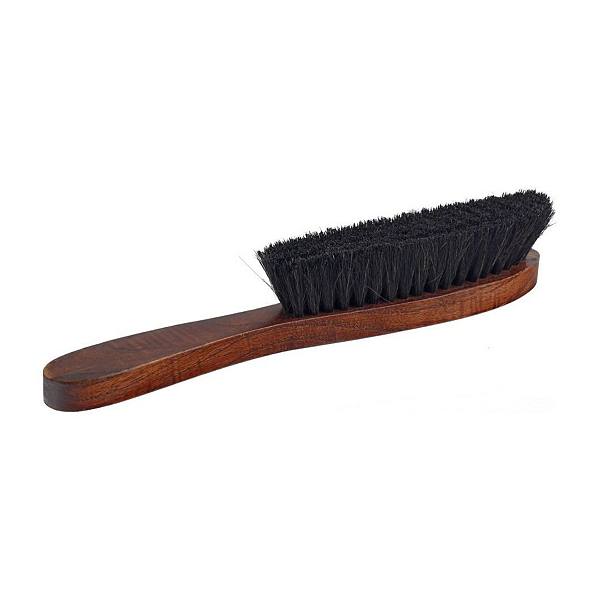 Hat Brush - High-Quality Hat Brush - Horse Hair Bristles Brush with Hardwood Handle - Horse Hair Hat Brush in Brown Home I