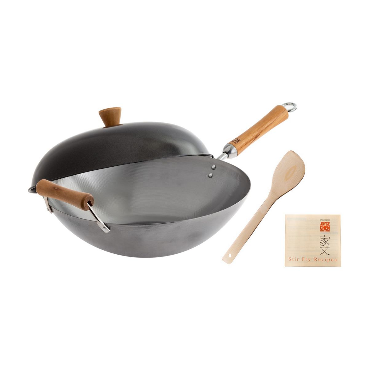 Joyce Chen 4-pc. 14-in. Carbon Steel Wok Set JOYCE CHEN