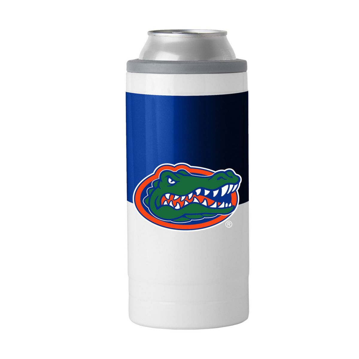 Портативный холодильник Logo Brands Florida Gators 12oz. Colorblock Slim Can Cooler Logo Brand