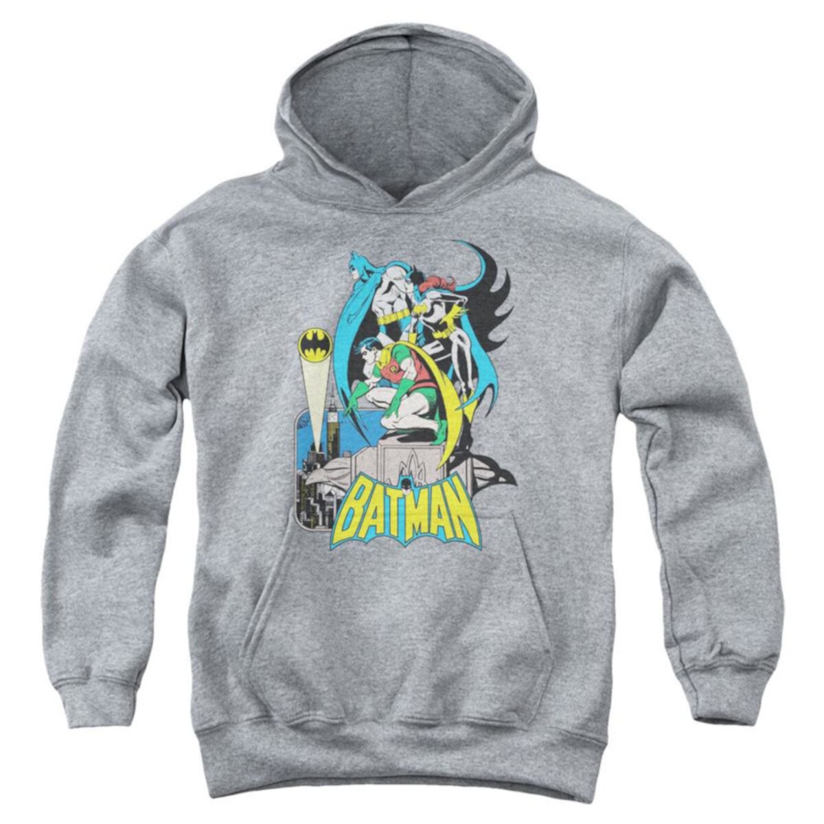 Детский Свитер Licensed Character Dc Batman Heroic Trio Youth Pull Over Hoodie Licensed Character