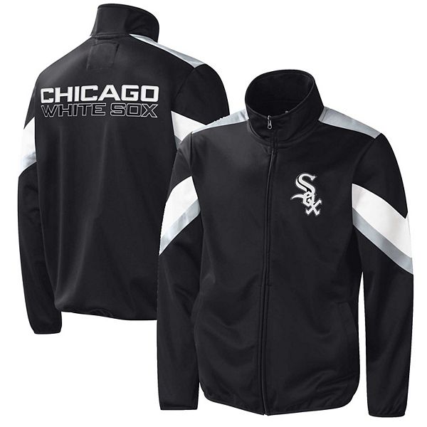 Мужская черная куртка на молнии G-III Sports Chicago White Sox "Earned Run" G-III Sports by Carl Banks