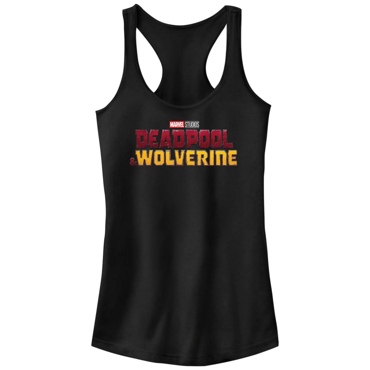 Juniors' Marvel Deadpool And Wolverine Logo Graphic Racerback Tank Top Marvel