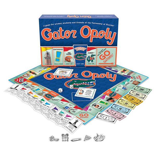 Настольная игра Gator-Opoly для 2-6 игроков, 8 лет и старше, включает фигурки Late For The Sky