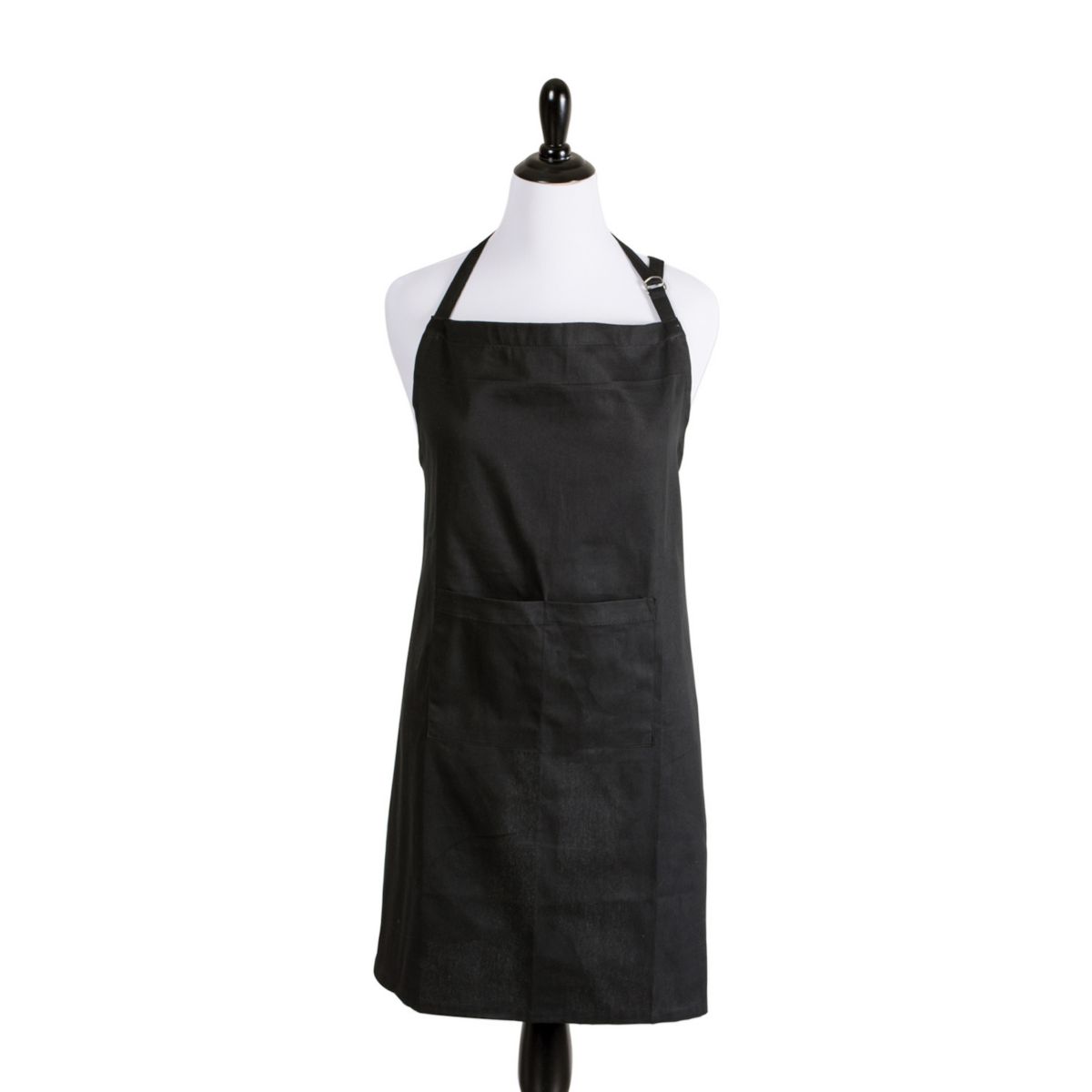 38&#34; Black Solid Patterned Woven Kitchen Chef Apron CC Home Furnishings
