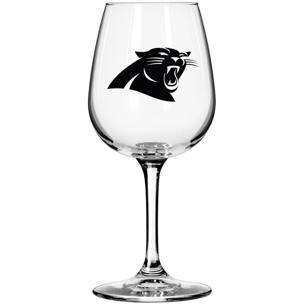 Carolina Panthers 12oz. Gameday Stemmed Wine Glass Logo Brand