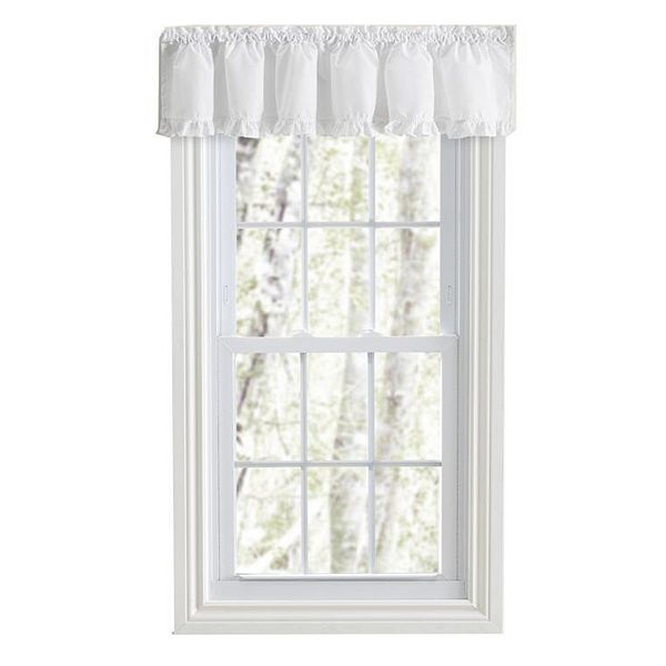 Ellis Home Classic Narrow Ruffle Rod Pocket Valance Ellis Curtain