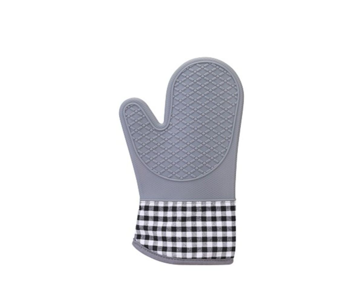 Department Store 1pc Silicone Oven Mitts; Heat Insulation Pad; Nordic Style Microwave Oven Gloves; Kitchen Baking Gloves (A) Department Store