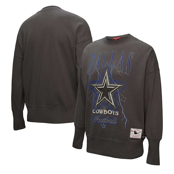  Футболка Mitchell & Ness Charcoal Dallas Cowboys Distressed Logo 4.0 Mitchell & Ness