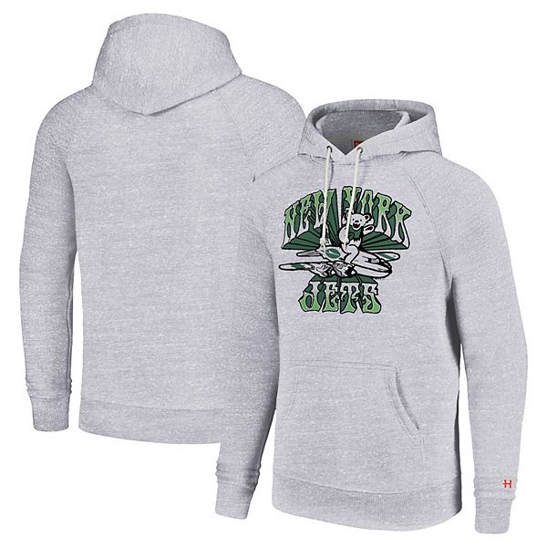 Унисекс Толстовка Homage Grateful Dead White New York Jets Tri-Blend Homage