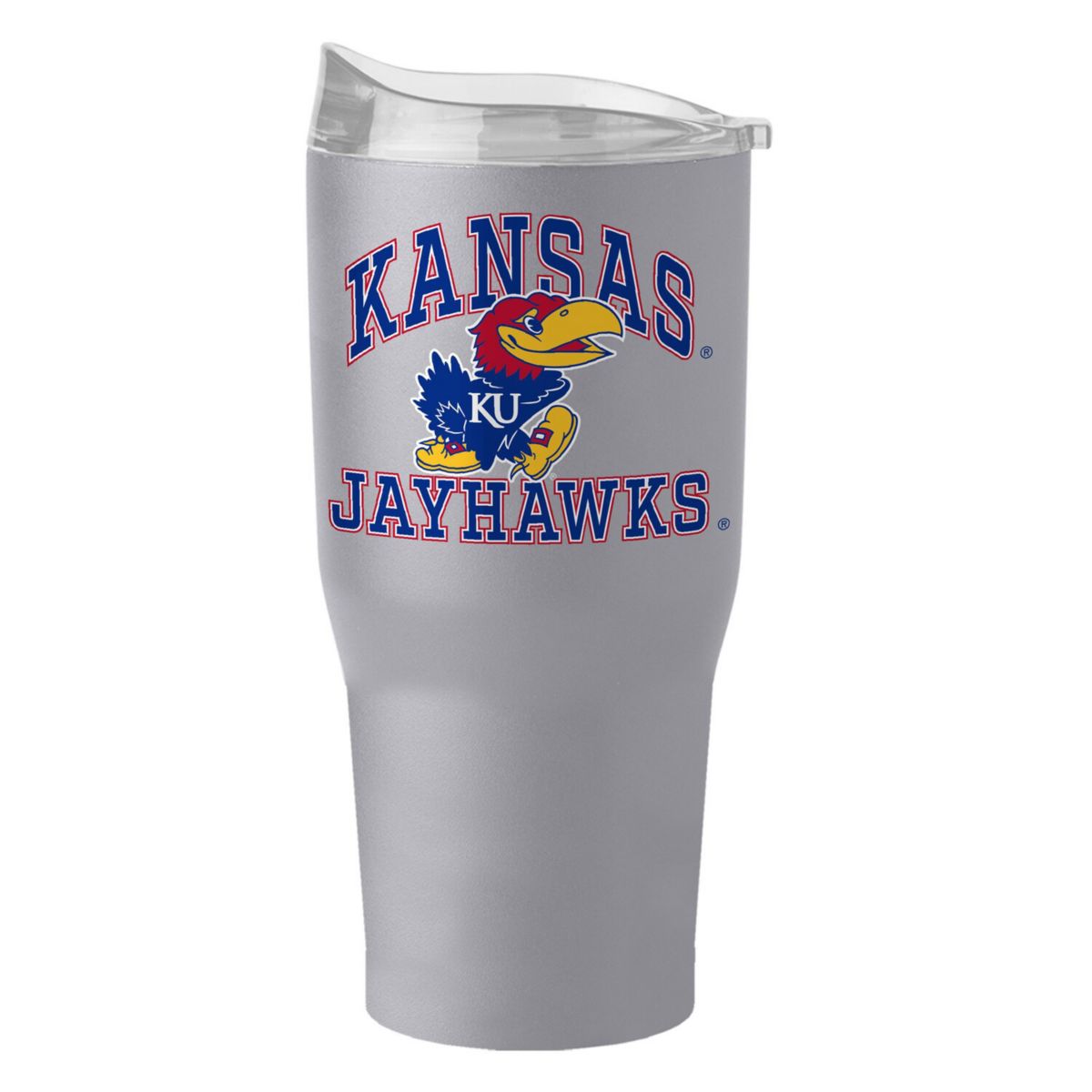 Kansas Jayhawks 30oz. Stone Powder Coat Tumbler Logo Brand