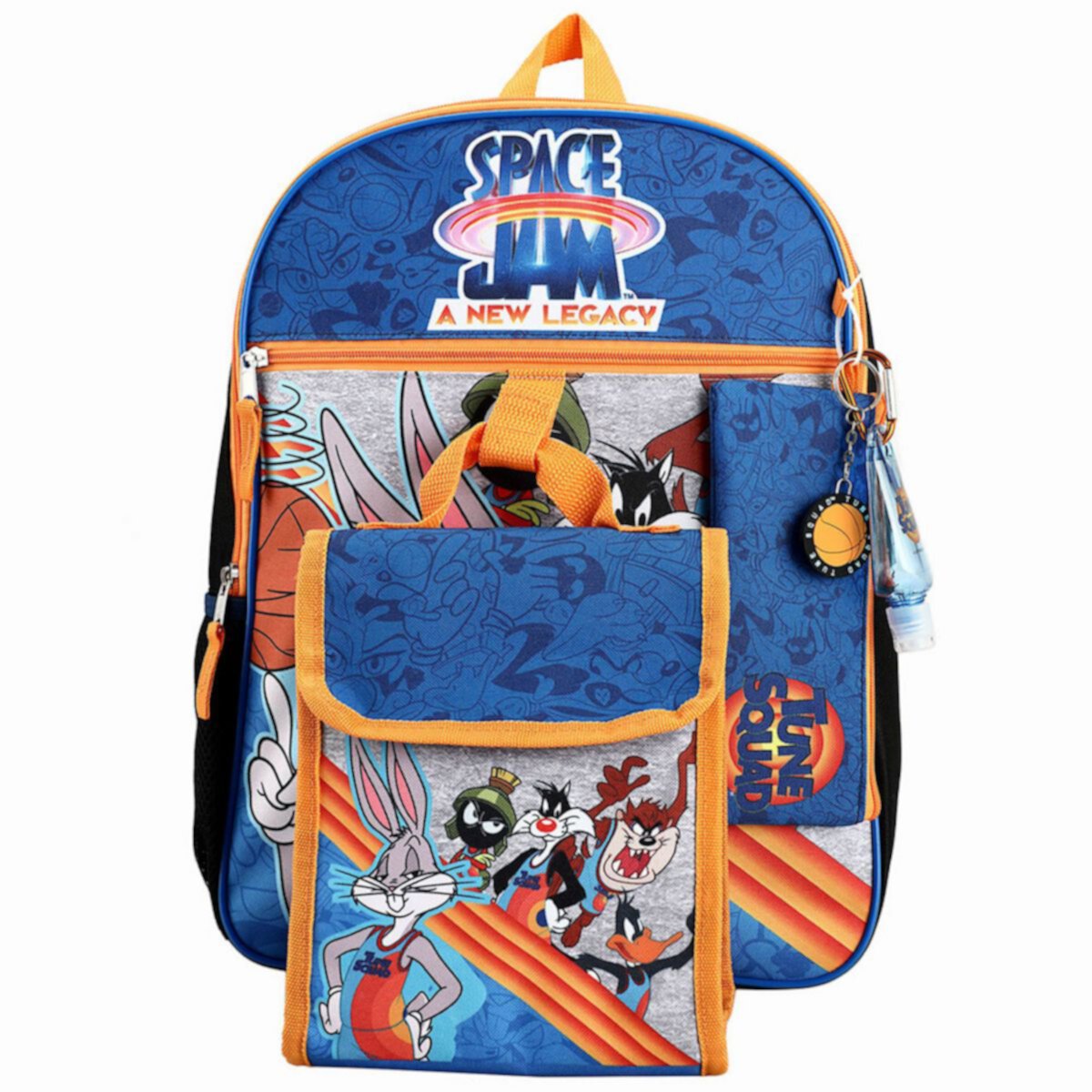 Girls Space Jam 5 Piece Backpack Set Licensed Character