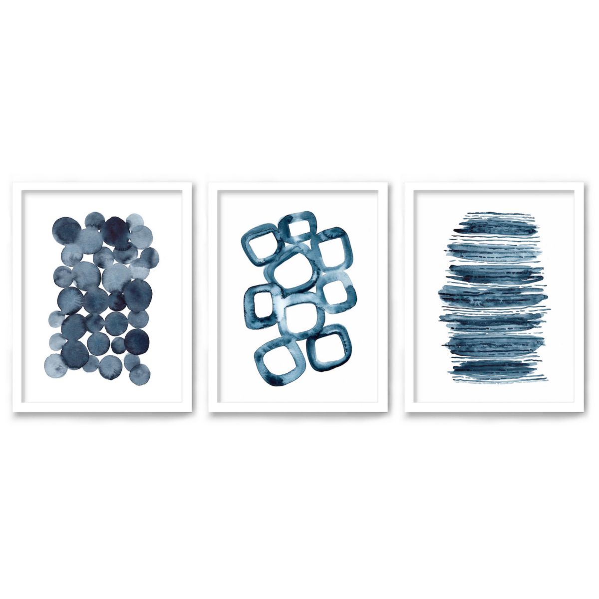 Americanflat Shapes Framed Wall Art 3-piece Set Americanflat