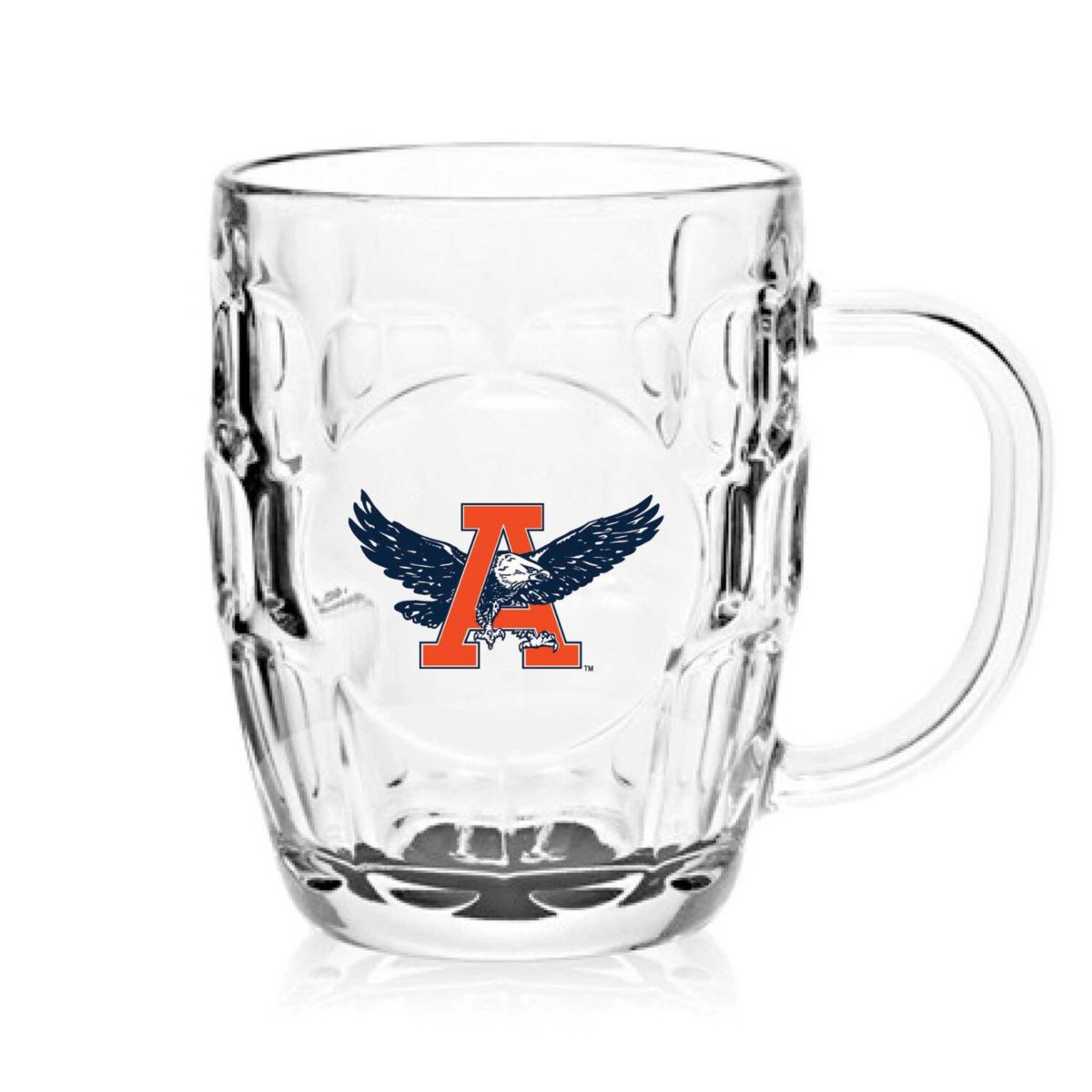 Auburn Tigers 20oz. Dimpled Glass Mug Indigo Falls