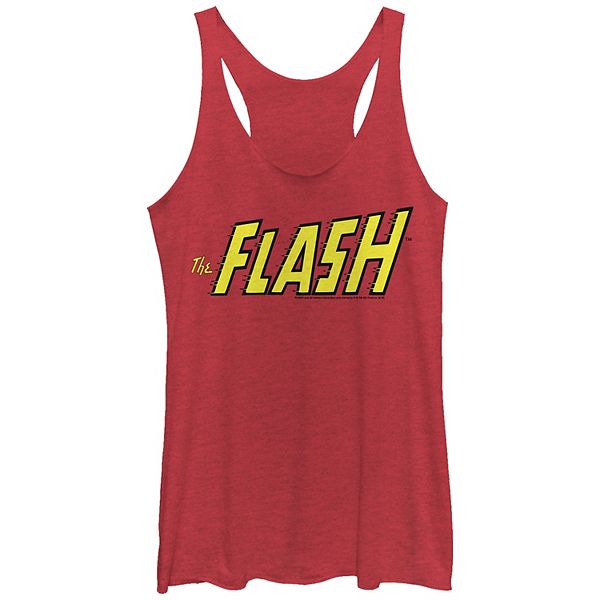 Детская Футболка DC Comics The Flash Classic Text Poster Tri-Blend Racerback DC Comics