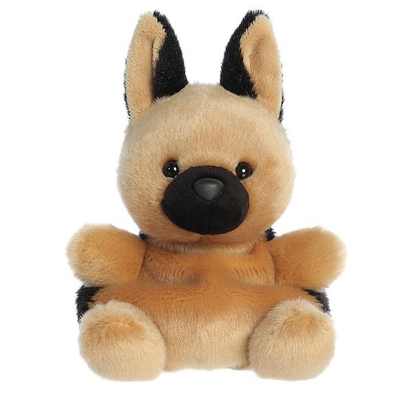 Aurora Mini Brown Palm Pals 5&#34; Hans German Shepherd Adorable Stuffed Animal Palm Pals