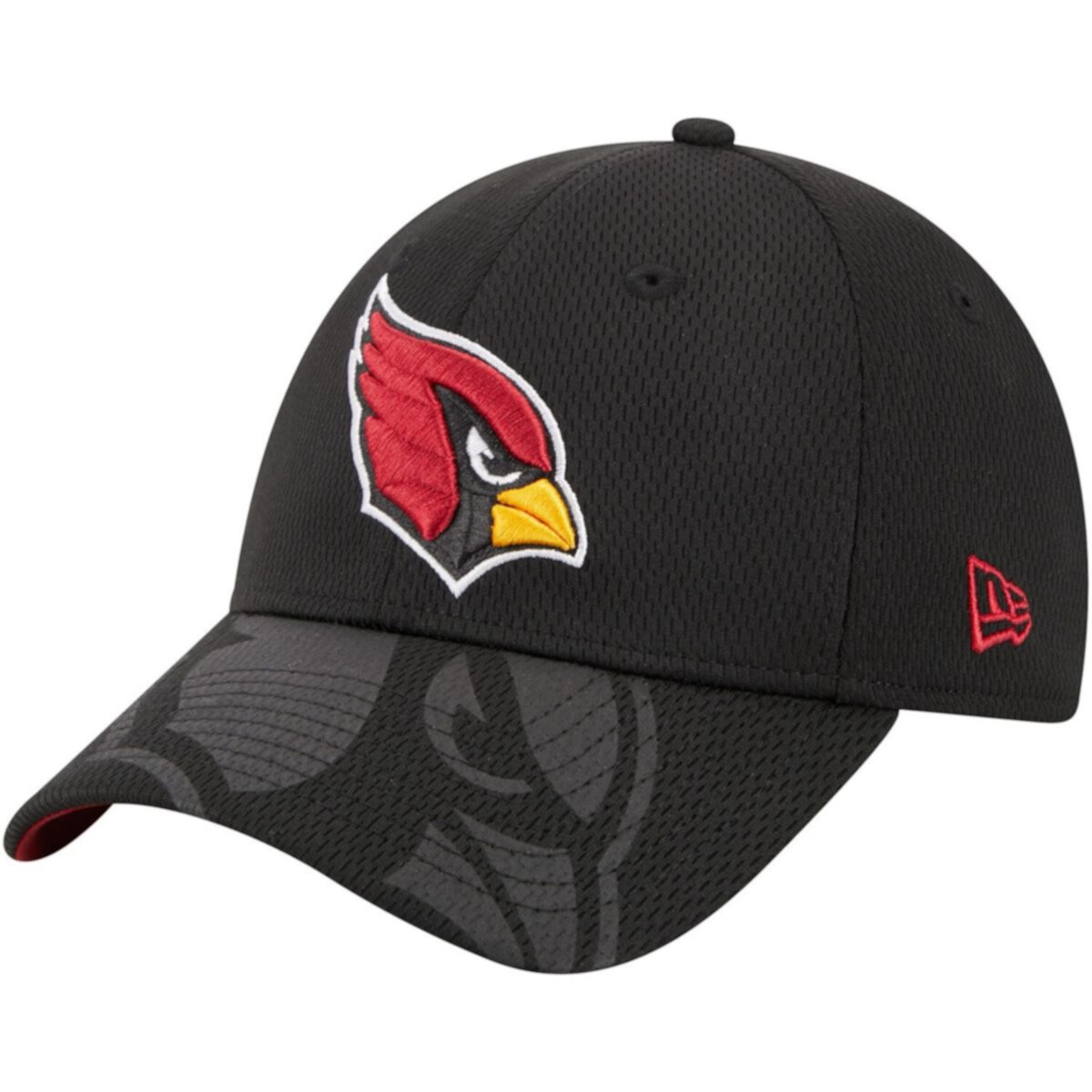 Men's New Era Black Arizona Cardinals Top Visor 9FORTY Adjustable Hat New Era x Staple