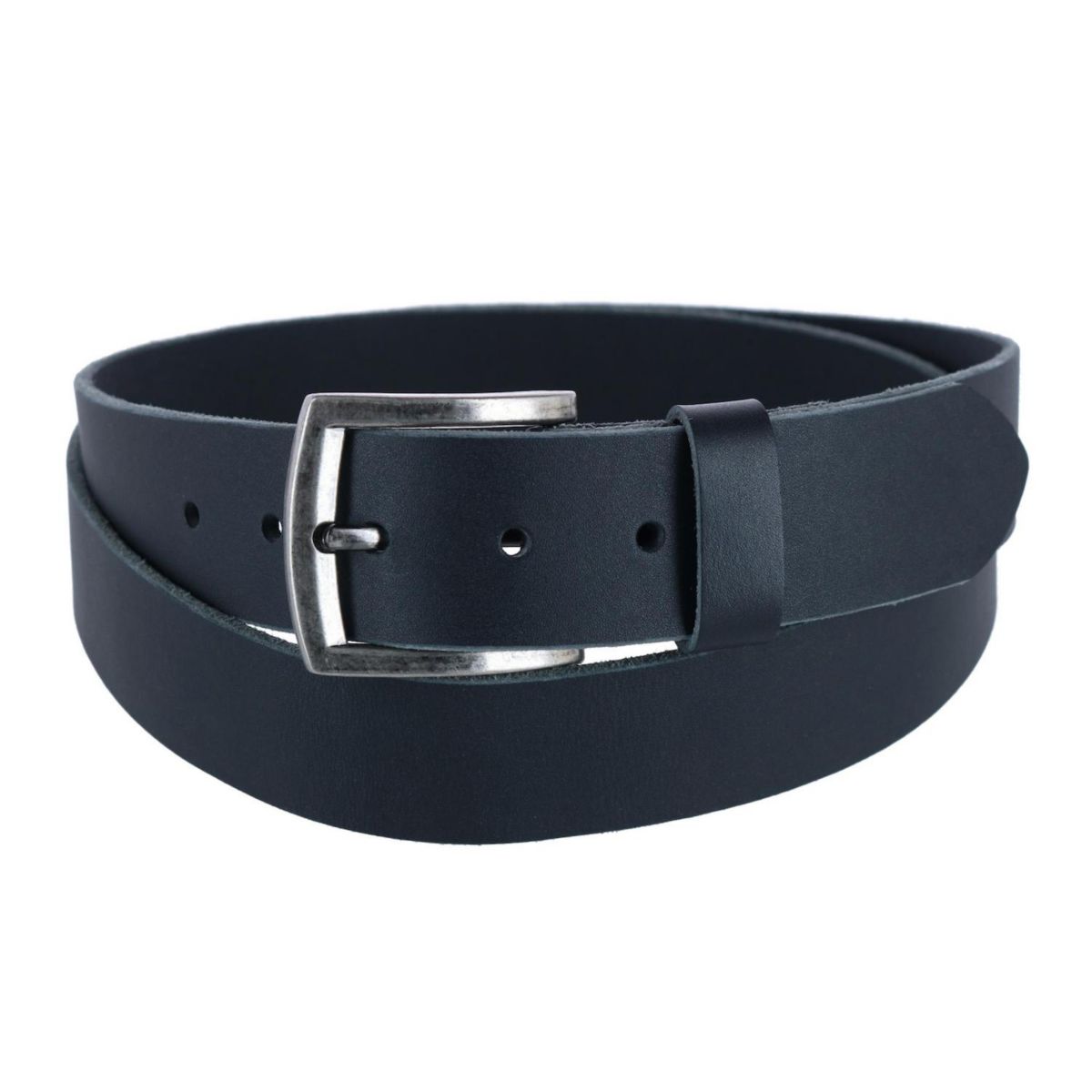 Ctm Men's Big & Tall Bridle Belt With Removable Buckle CTM