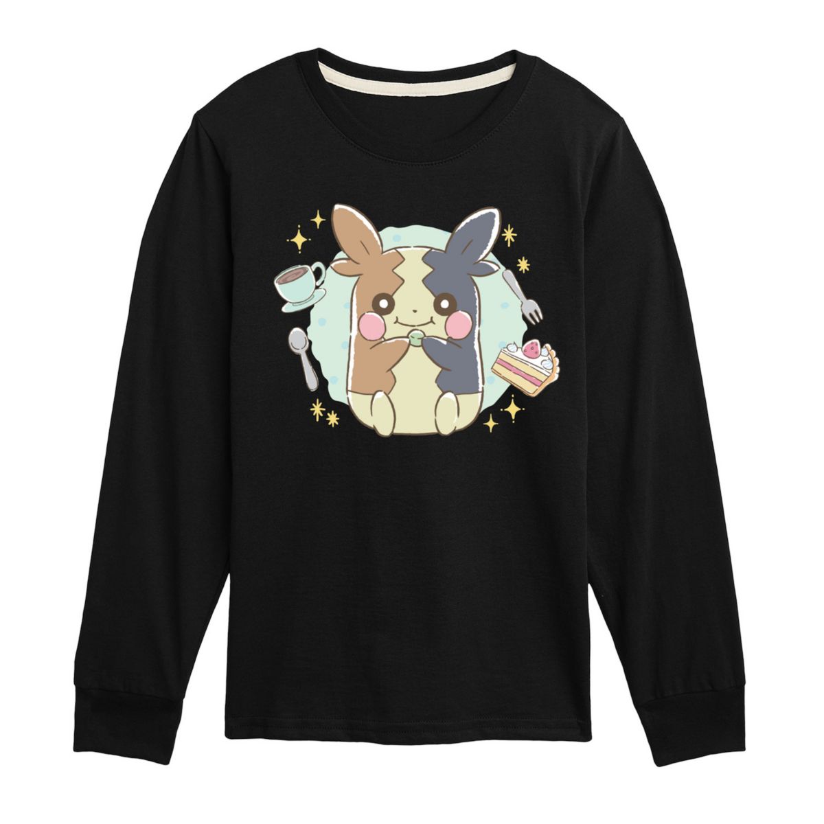 Джерси Pokemon Для мальчиков Snuffuzz Coffee Long Sleeve Tee Pokemon