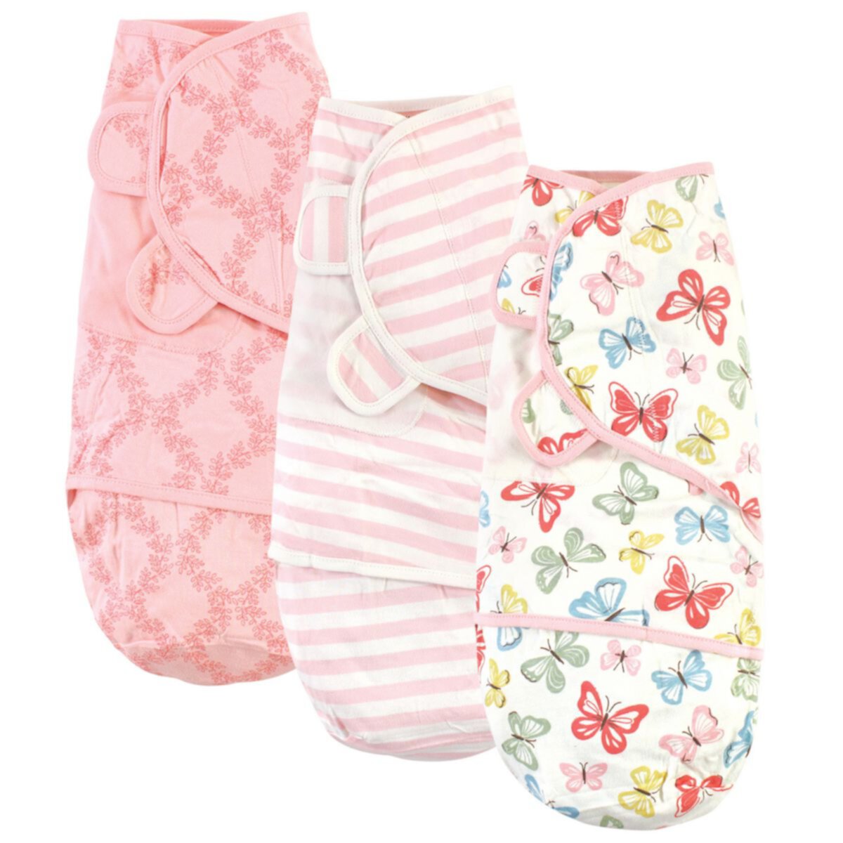 Пижамы Touched by Nature Для девочек Organic Cotton Swaddle Wraps, Butterflies Touched by Nature