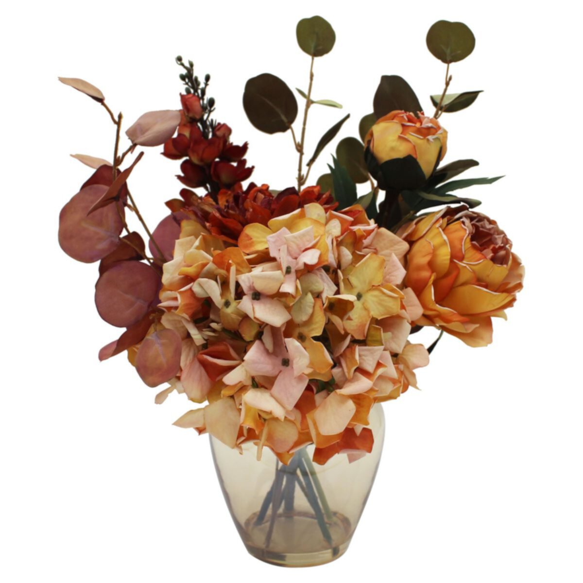 Delphine Arrangement In Glass Vase Unbranded